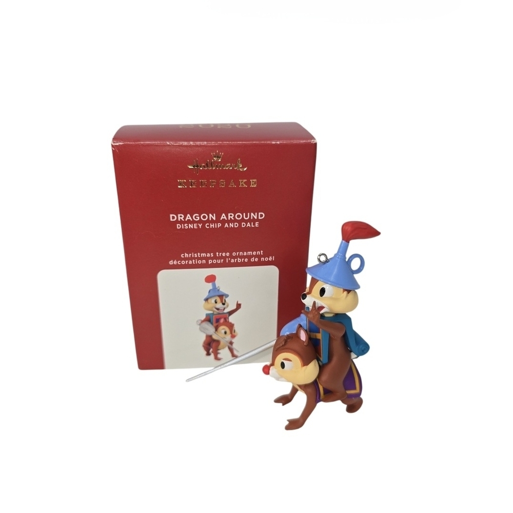 Hallmark 2020 Dragon Around Disney Chip and Dale Keepsake Ornament NIB